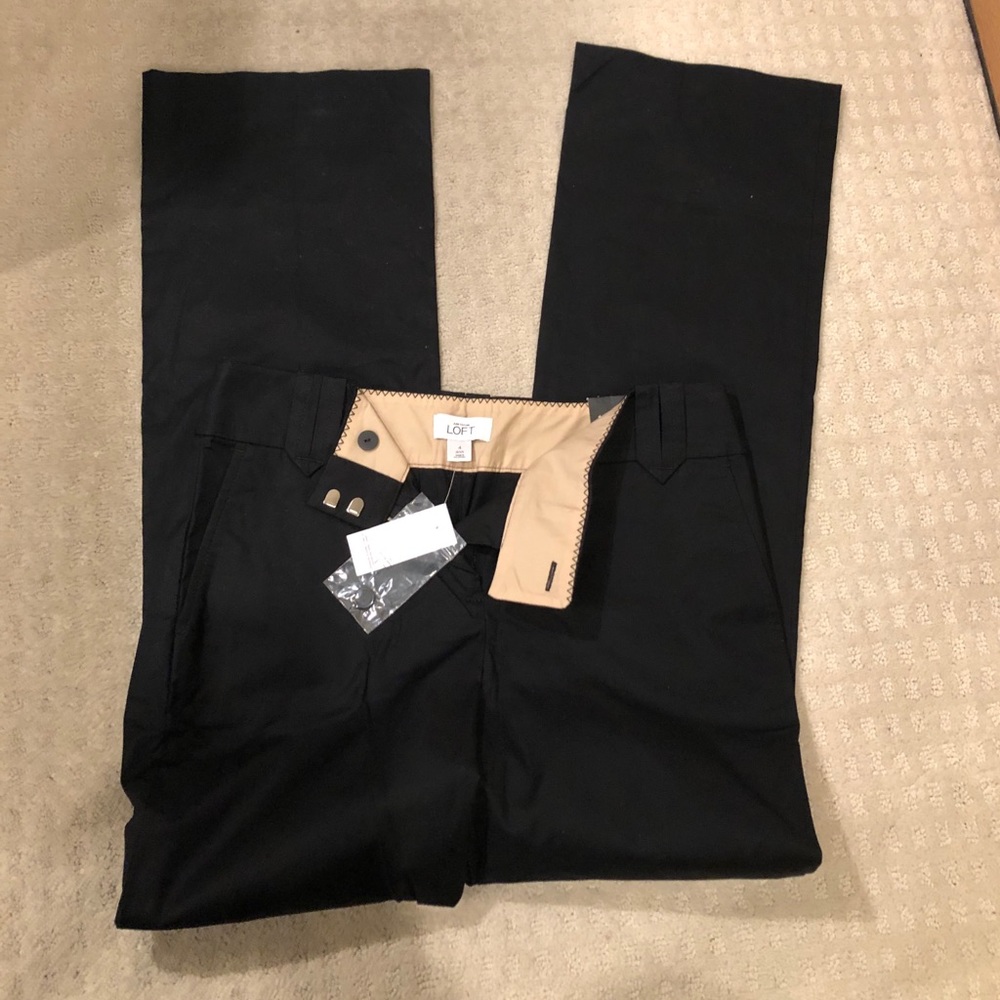 Ann Taylor Loft Black Dress Pant Size 4